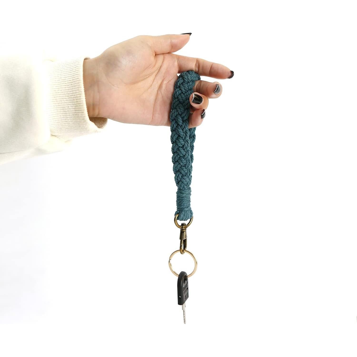 Llavero de Macramé Hecho a Mano para Mujeres - Estilo Country