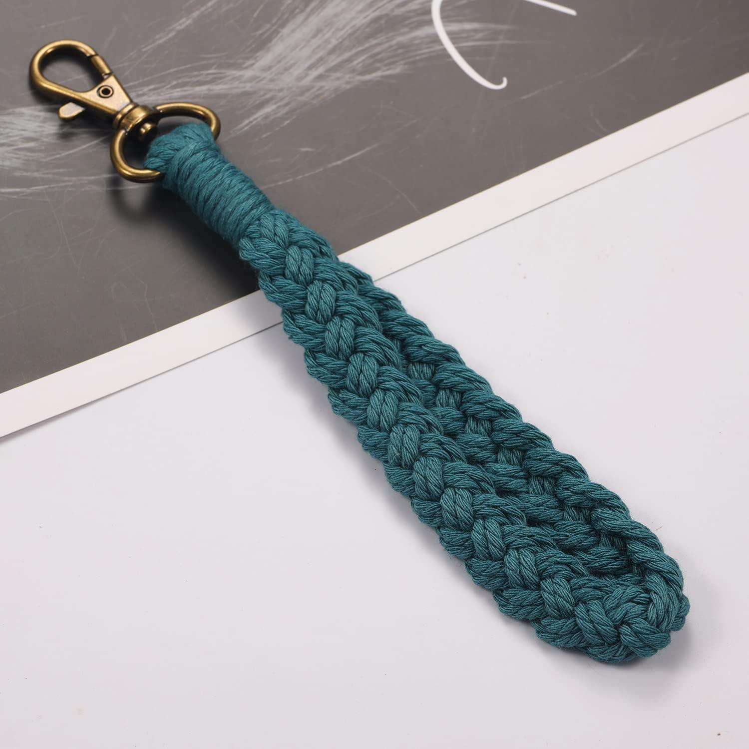 Llavero de Macramé Hecho a Mano para Mujeres - Estilo Country