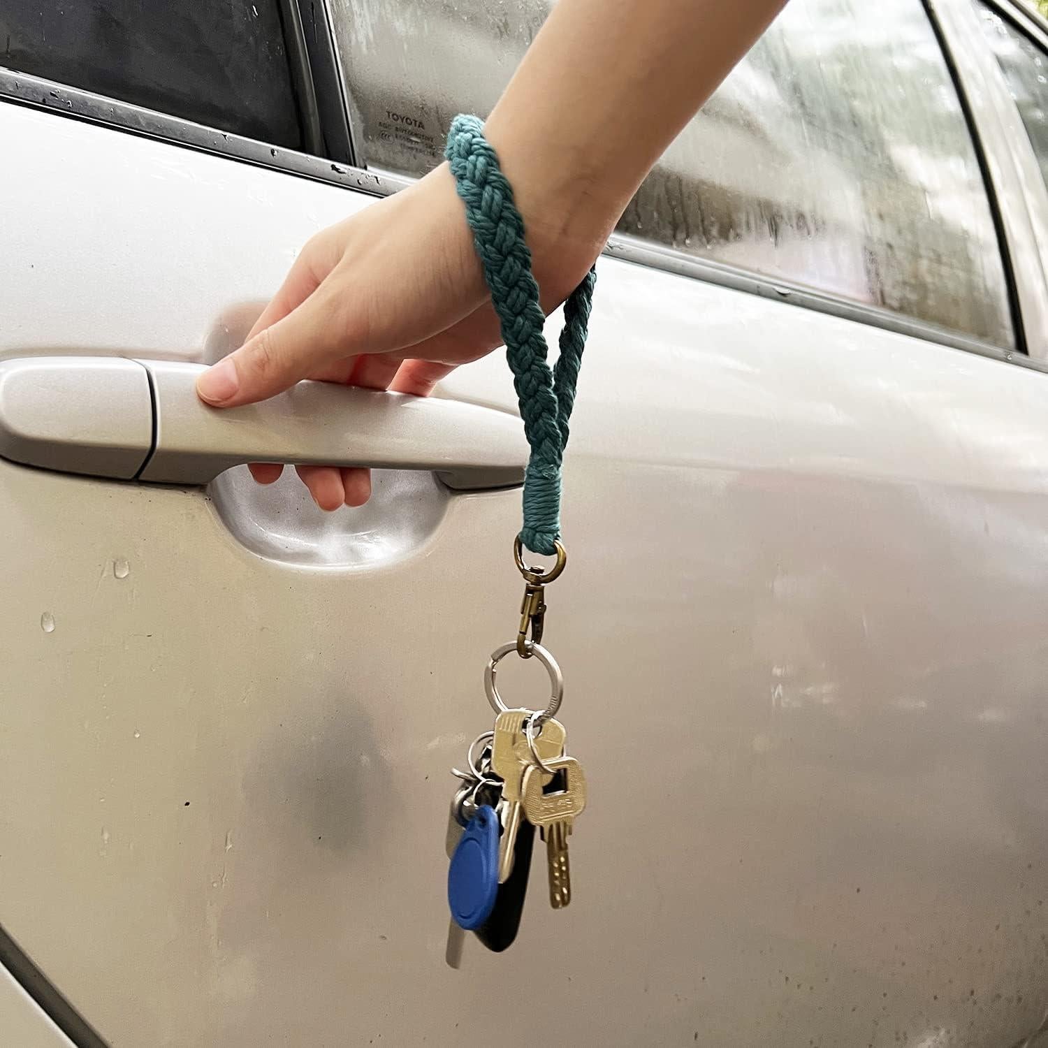 Llavero de Macramé Hecho a Mano para Mujeres - Estilo Country