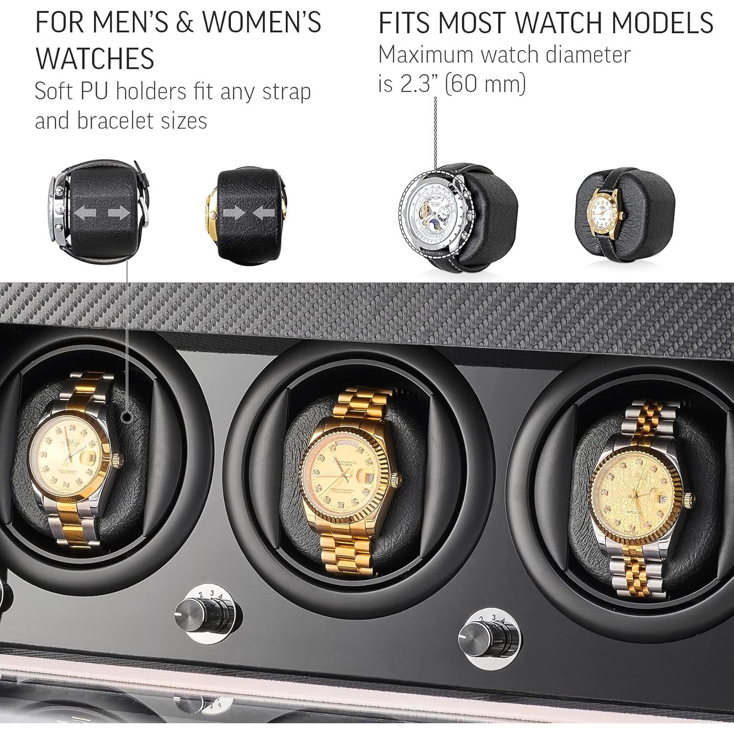 Cargador de Reloj Automático Leader WATCH WINDERS 3+12