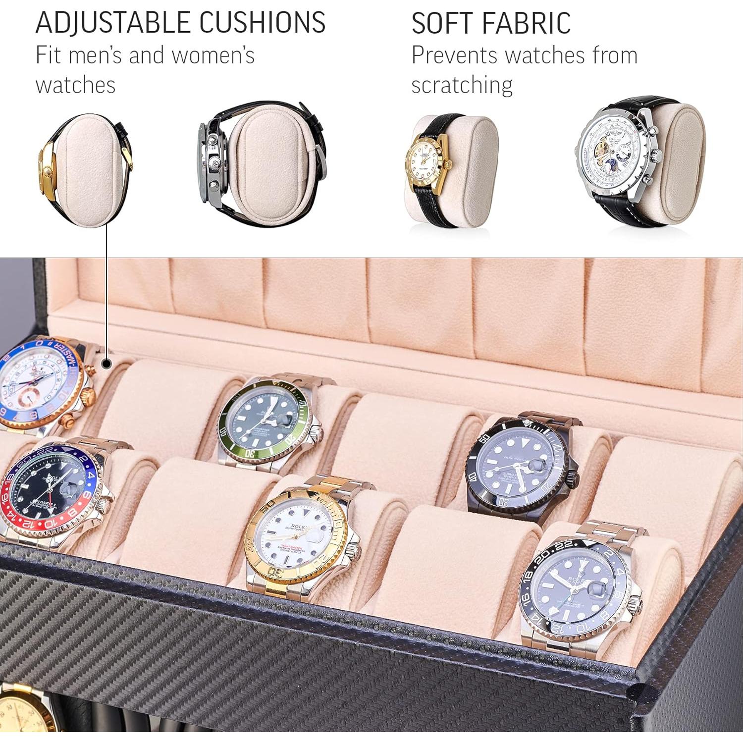 Cargador de Reloj Automático Leader WATCH WINDERS 3+12