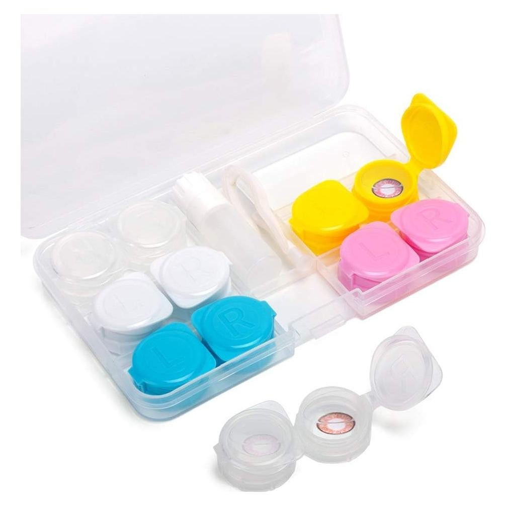 Estuche para Lentes de Contacto Ofone - 6 Paquetes con Accesorios