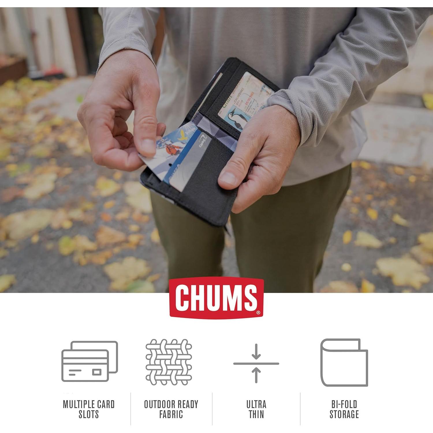 Cartera Chums Rover Bifold para hombres con bloqueo RFID - Geo