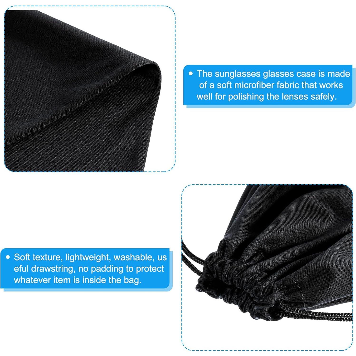 Bolsa de Gafas de Esquí PATIKIL Microfibra 18x27cm 2 Unidades