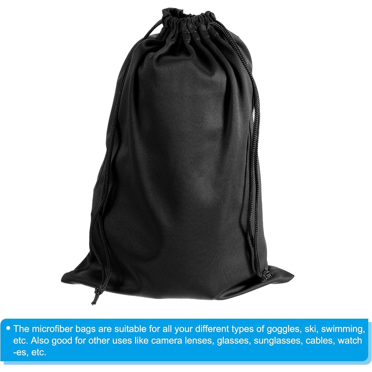 Bolsa de Gafas de Esquí PATIKIL Microfibra 18x27cm 2 Unidades