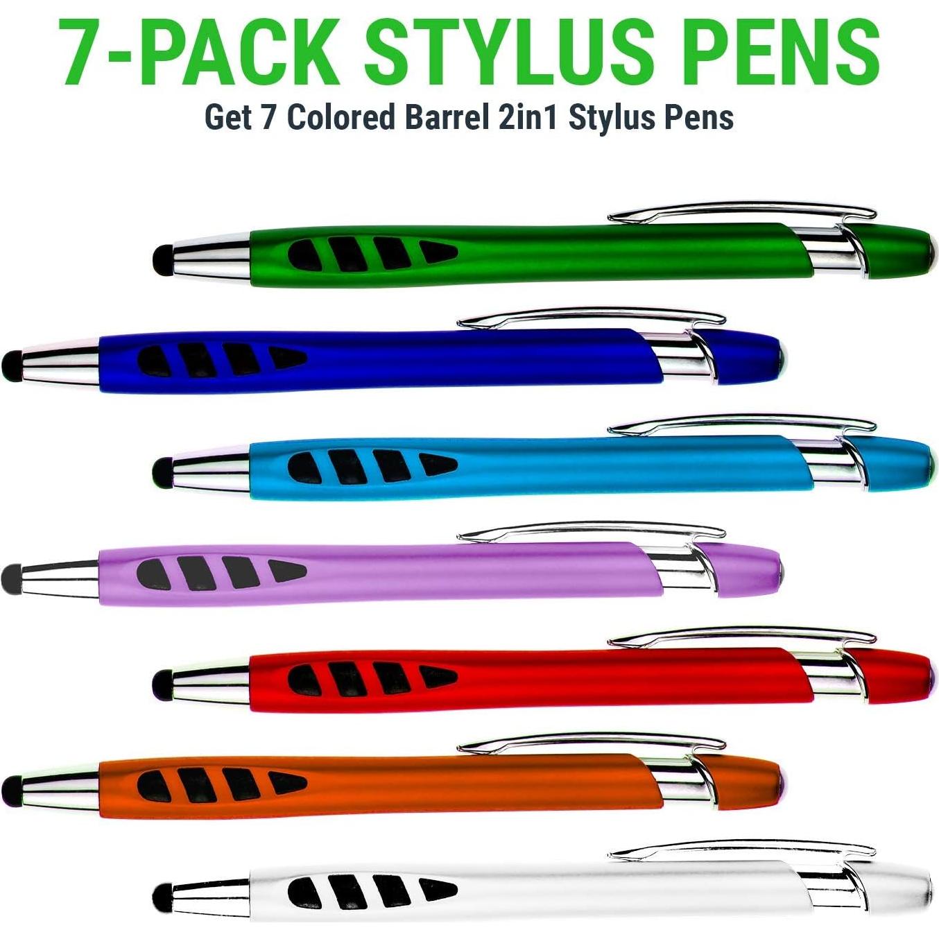 Bolígrafo Stylus 2 en 1 SyPen - Paquete de 7 Colores