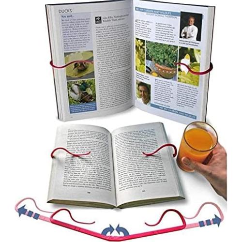 Soporte de Libro Manos Libres FMELAH Ajustable 14 cm Portátil