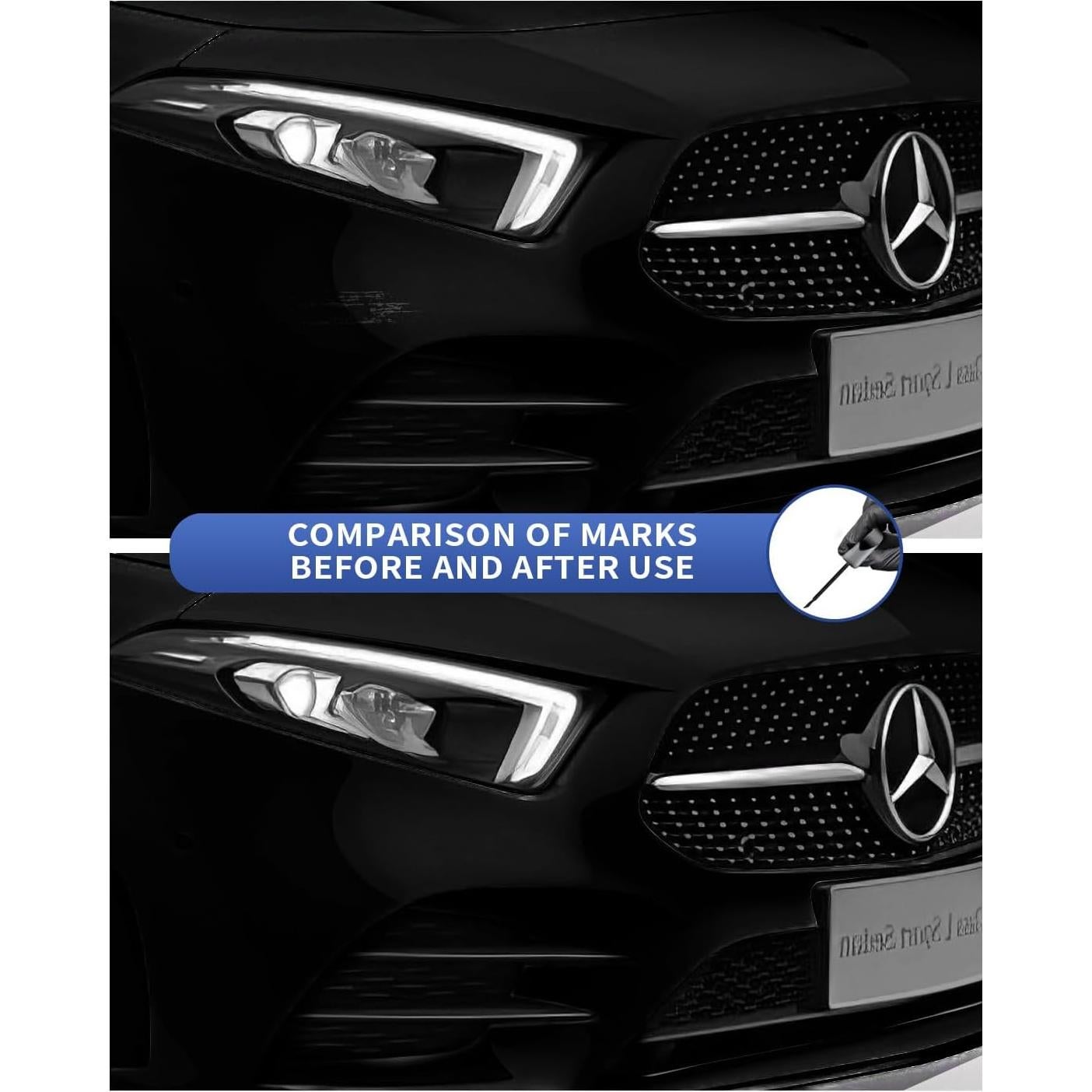 Pintura de Retoque PARTS4EV 12.1ml Negro Jet para Mercedes-Benz