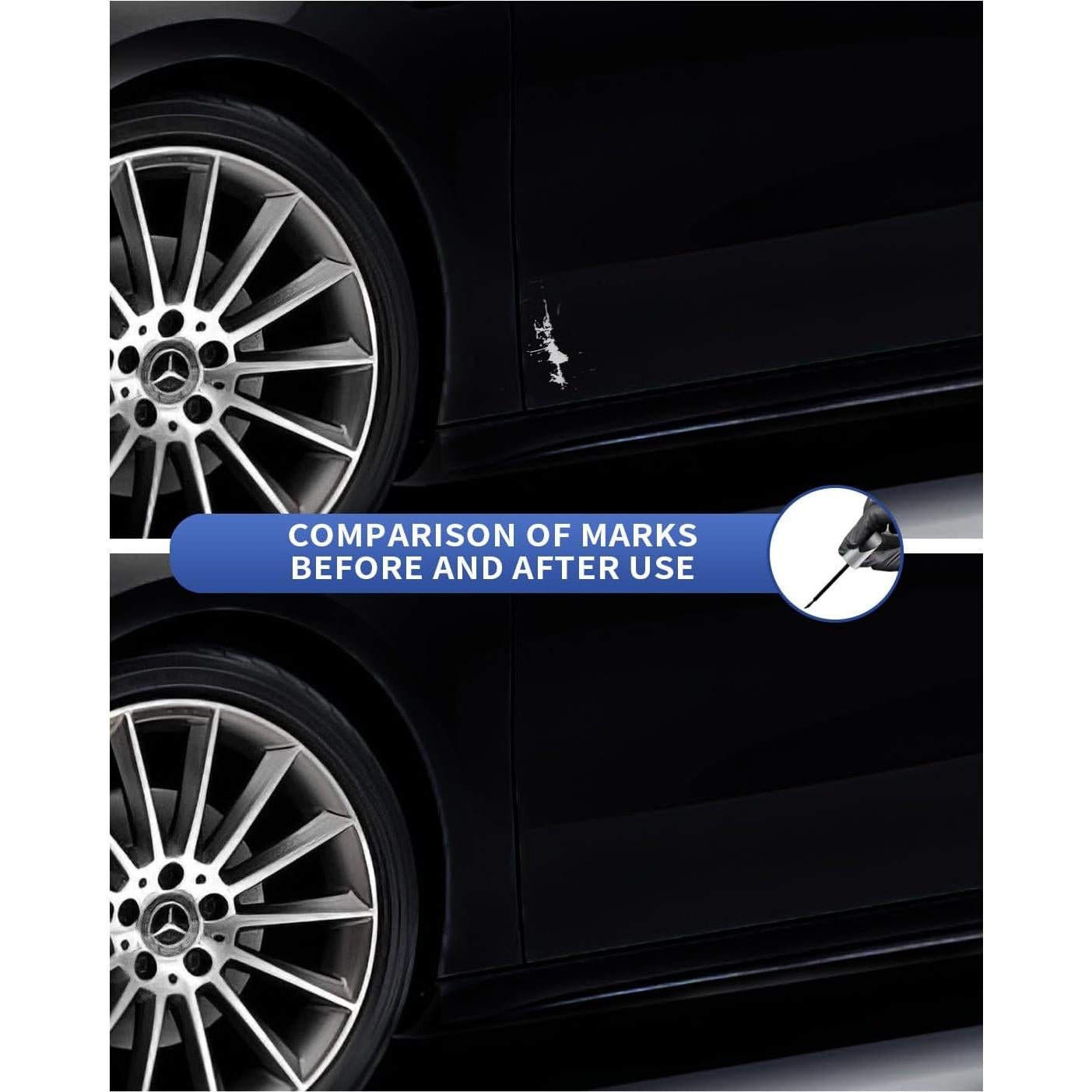 Pintura de Retoque PARTS4EV 12.1ml Negro Jet para Mercedes-Benz