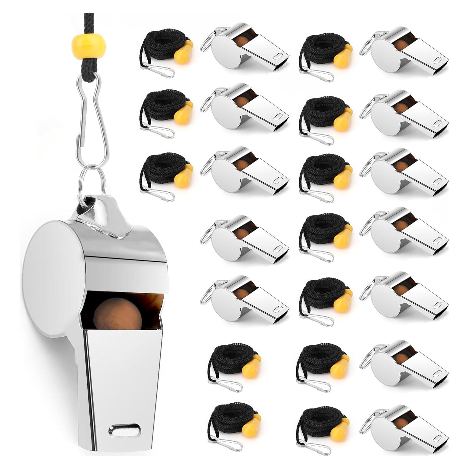 Silbato de Entrenador Evechole Acero Inoxidable Sonido Fuerte