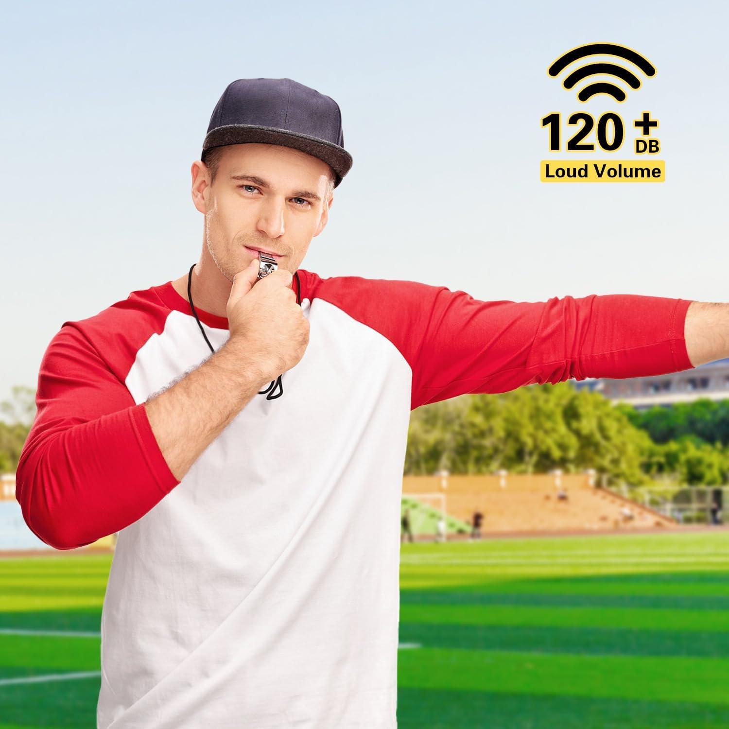 Silbato de Entrenador Evechole Acero Inoxidable Sonido Fuerte