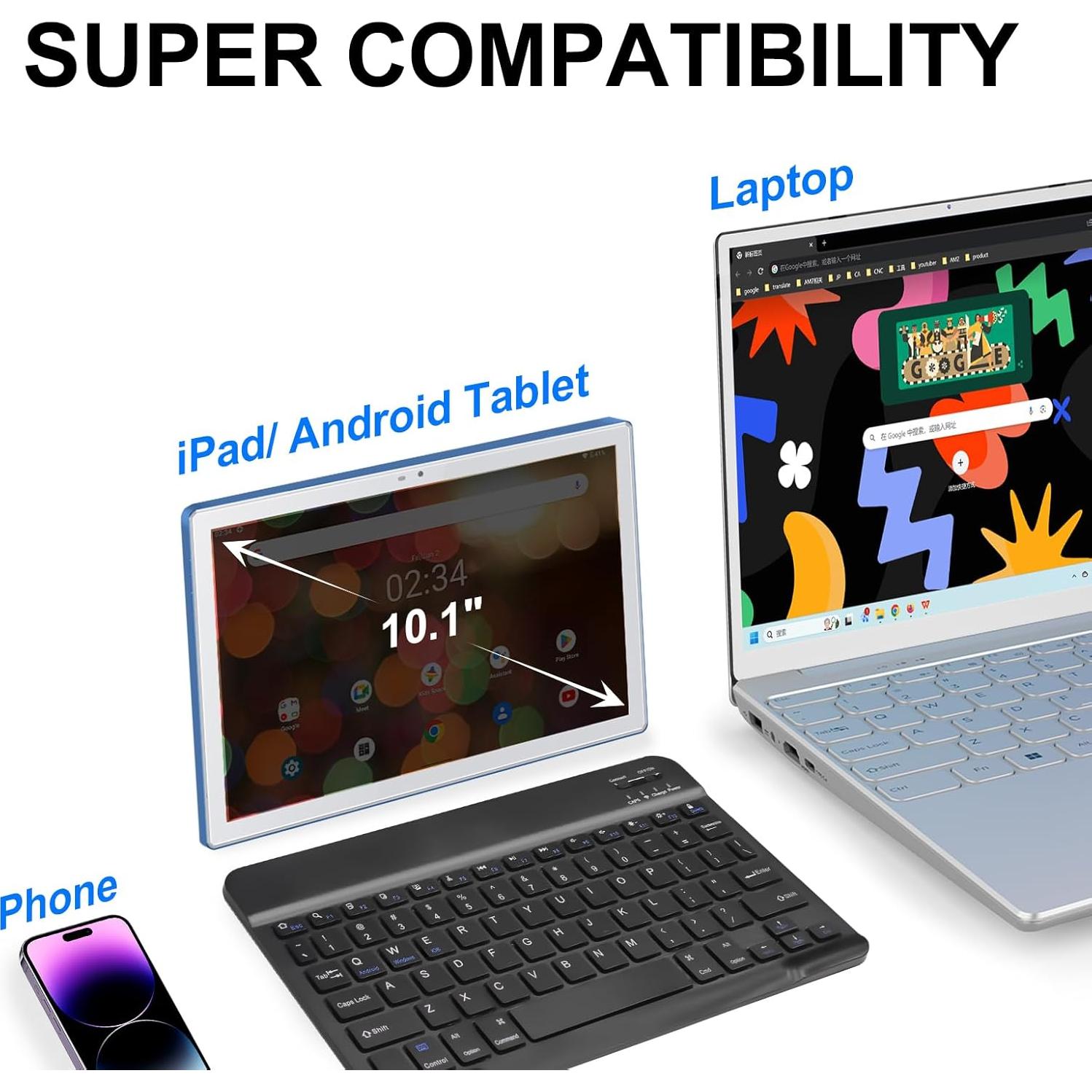 Teclado Bluetooth Tibuta TB-KeyB-01 para iPad y Tablets