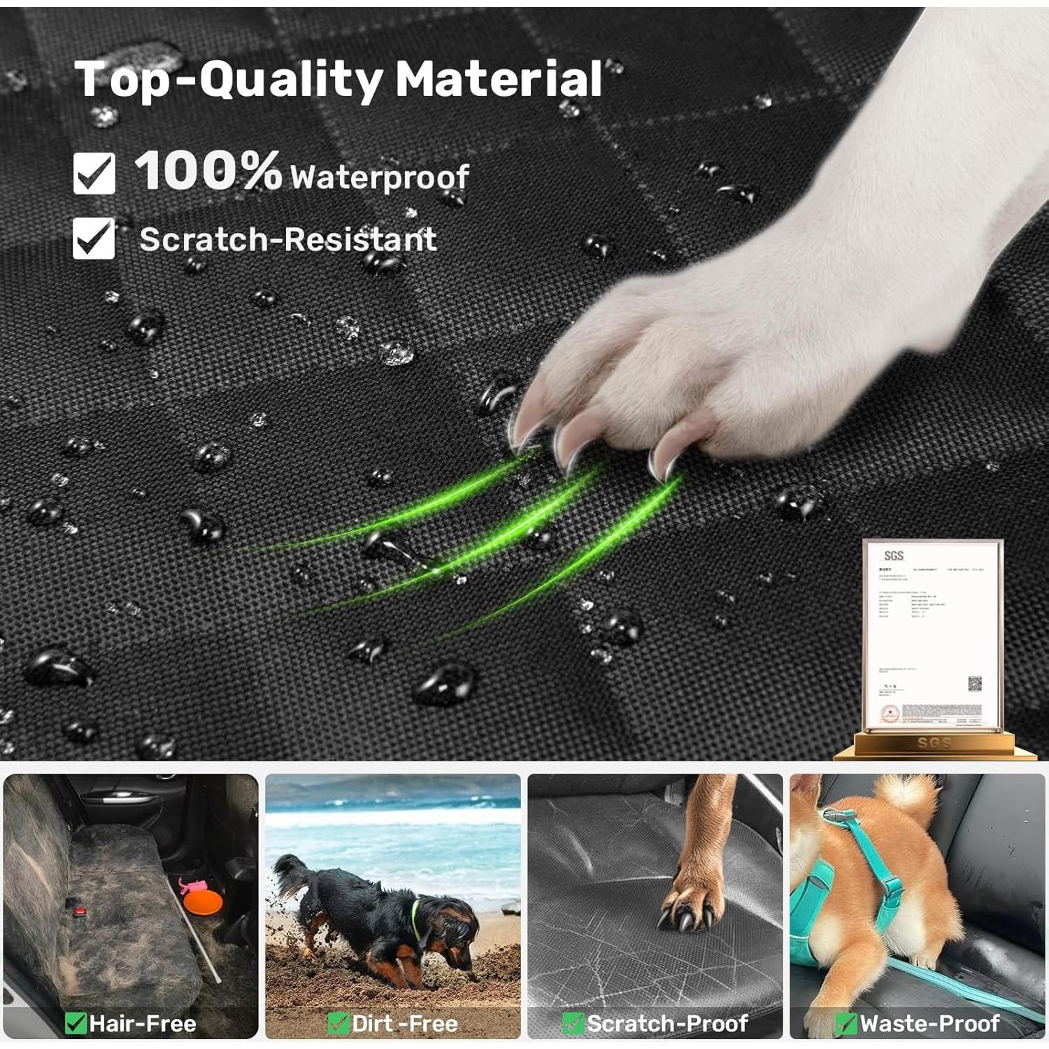 Cubierta de Asiento para Perros Zanch XL - 100% Impermeable