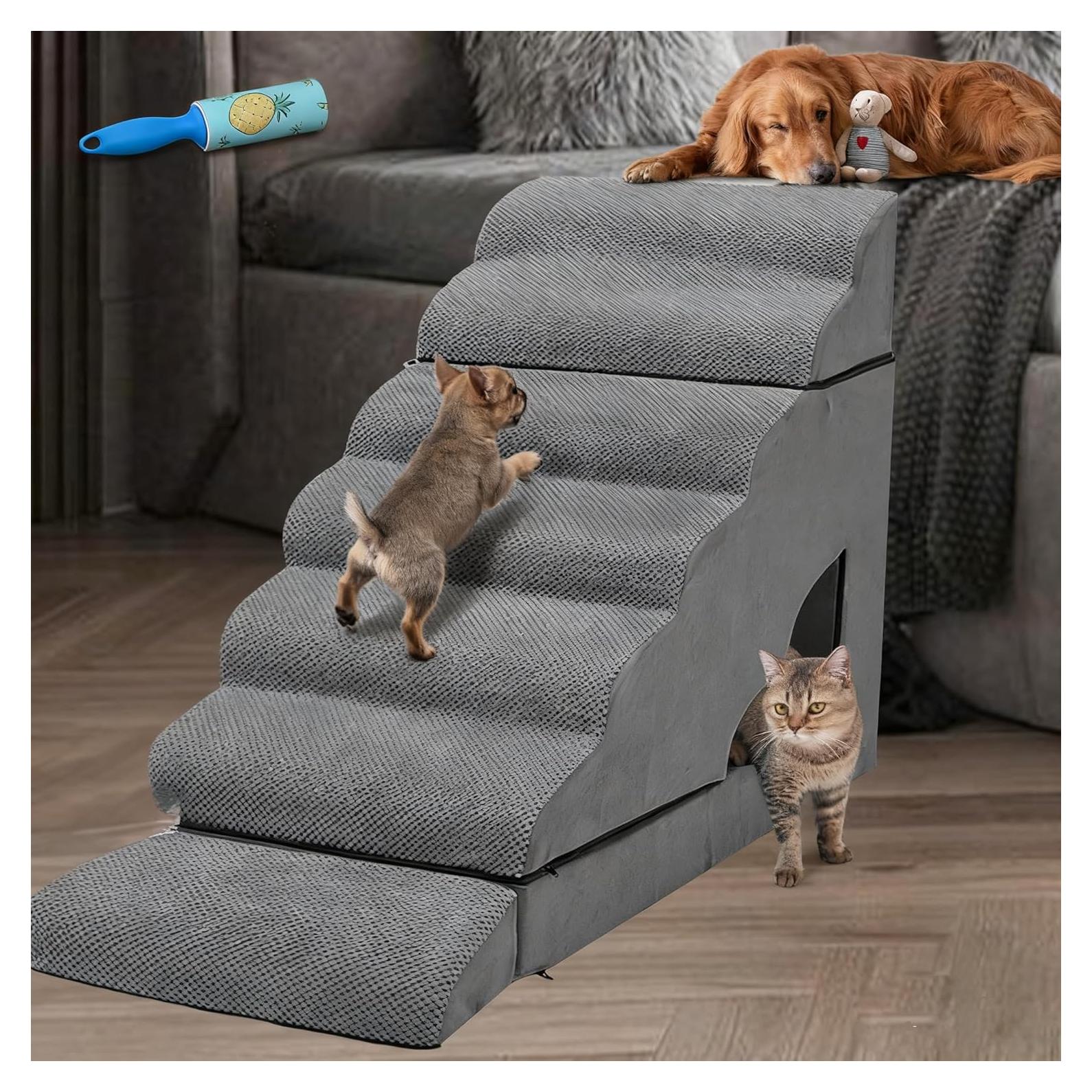 Escalera para Perros A.FATI 7 Niveles Antideslizante 86.4 cm
