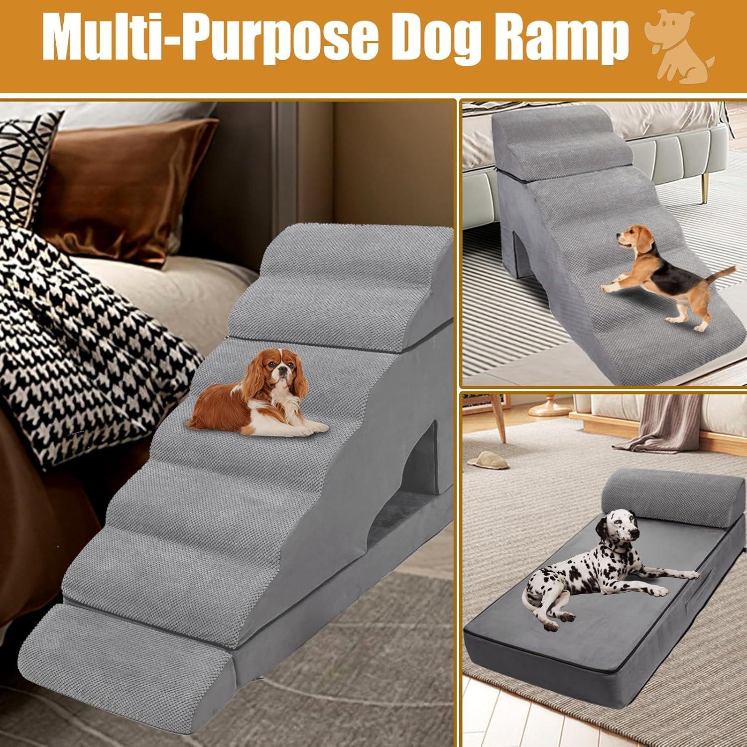 Escalera para Perros A.FATI 7 Niveles Antideslizante 86.4 cm