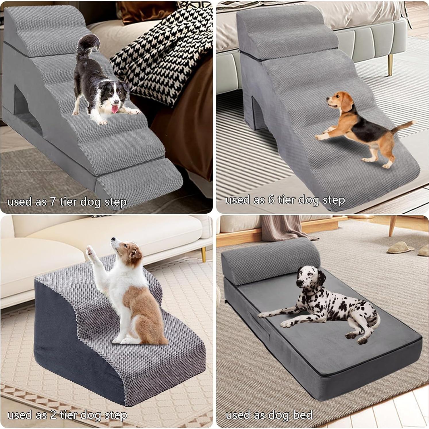 Escalera para Perros A.FATI 7 Niveles Antideslizante 86.4 cm