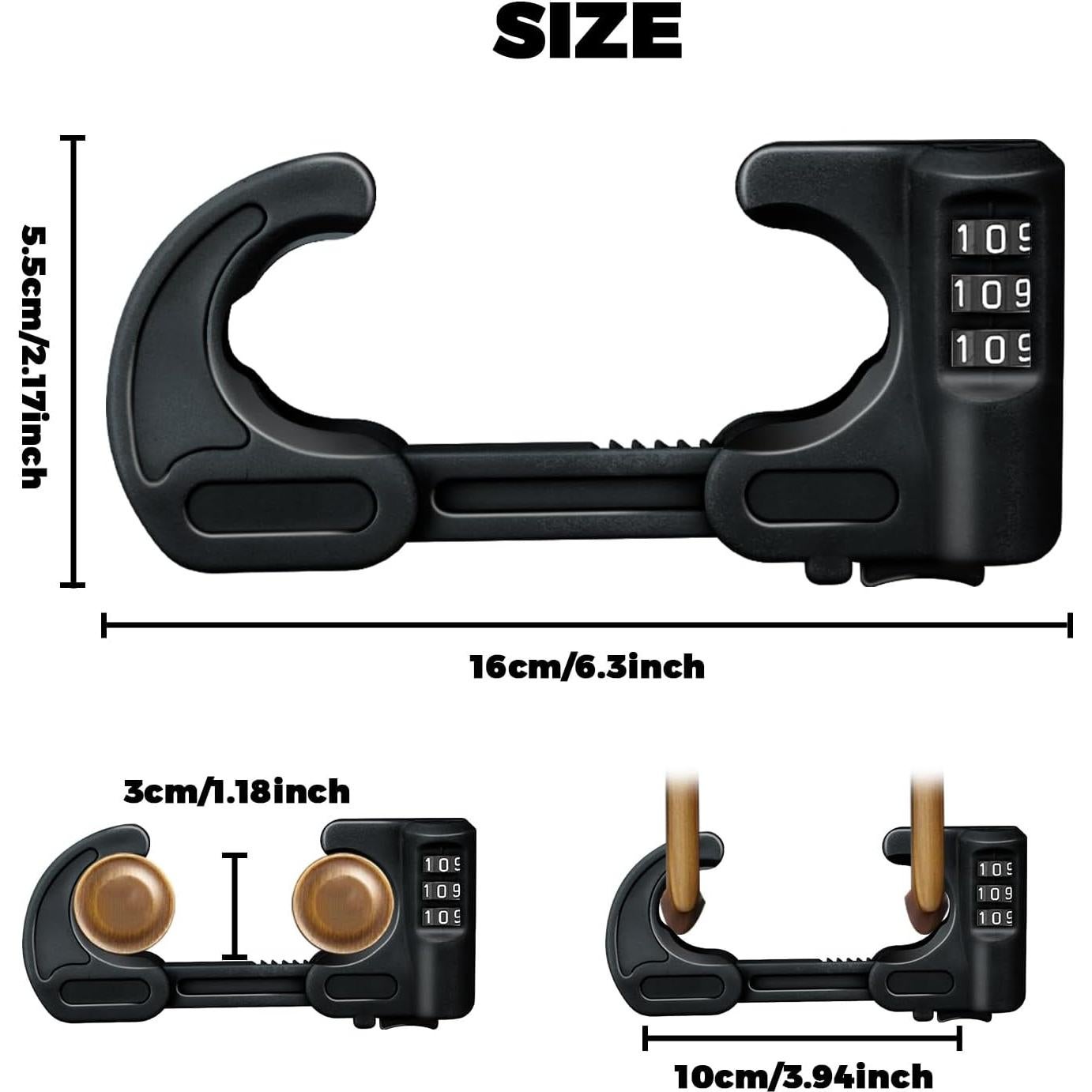 4 Cerraduras de Gabinete de Seguridad HoneSecur para Niños