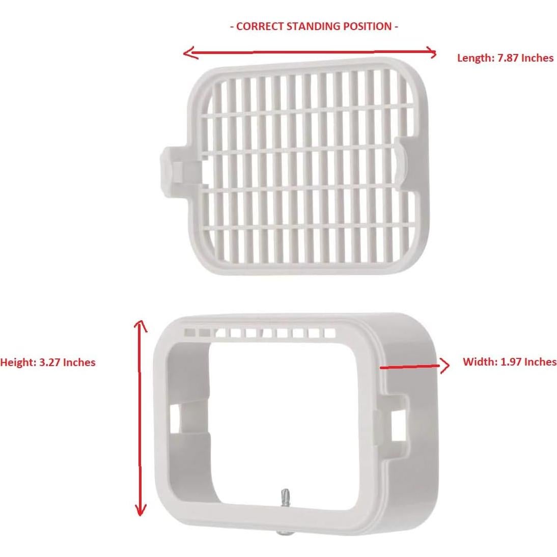 Guardián de Roedores Amerimax 37552 de Vinilo Blanco 8.3x6.4 cm