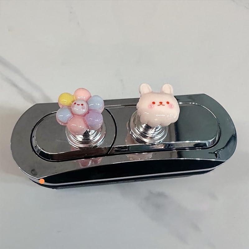 Asistente de Botón de Inodoro Dark Zeya - 4 Pack Flor