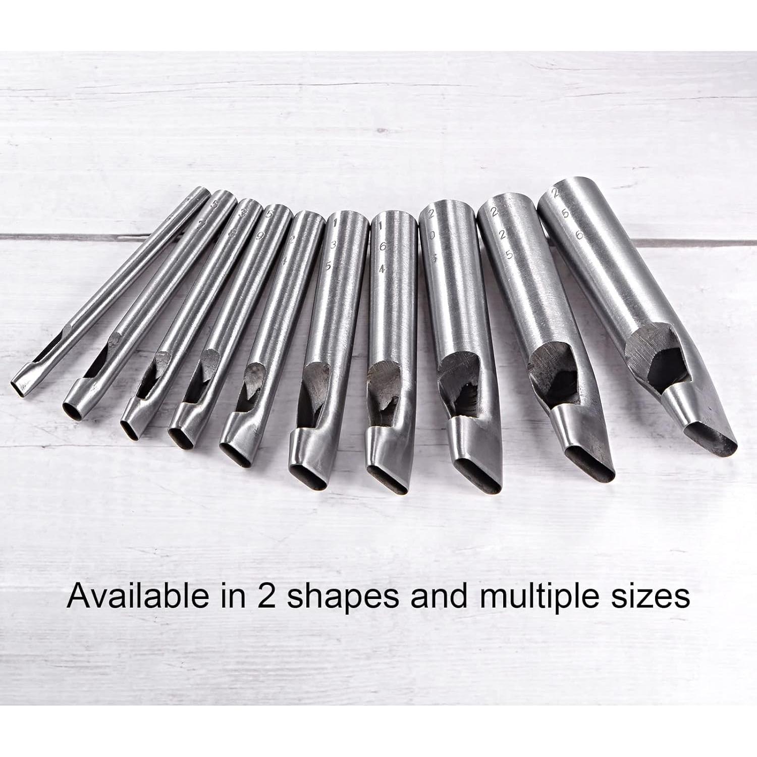 Cortador de Agujeros Ovalado HARFINGTON 2x6mm para Cuero