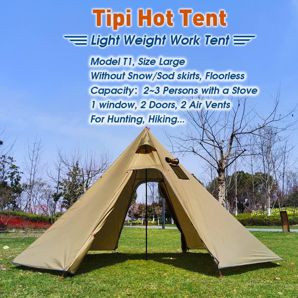 Tienda Tipi Preself T1 para 4 Personas Impermeable 2.2m