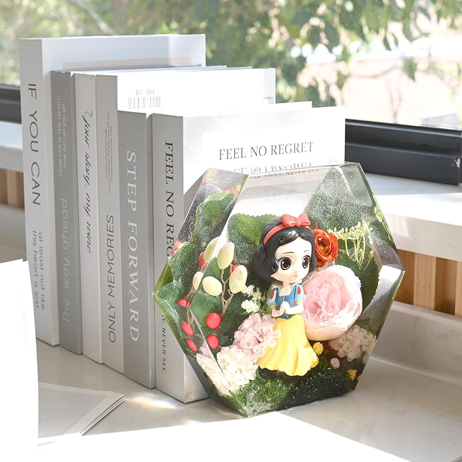 Molde de Resina Hexagonal Grande Actvty 23.1x19.8 cm para Flores