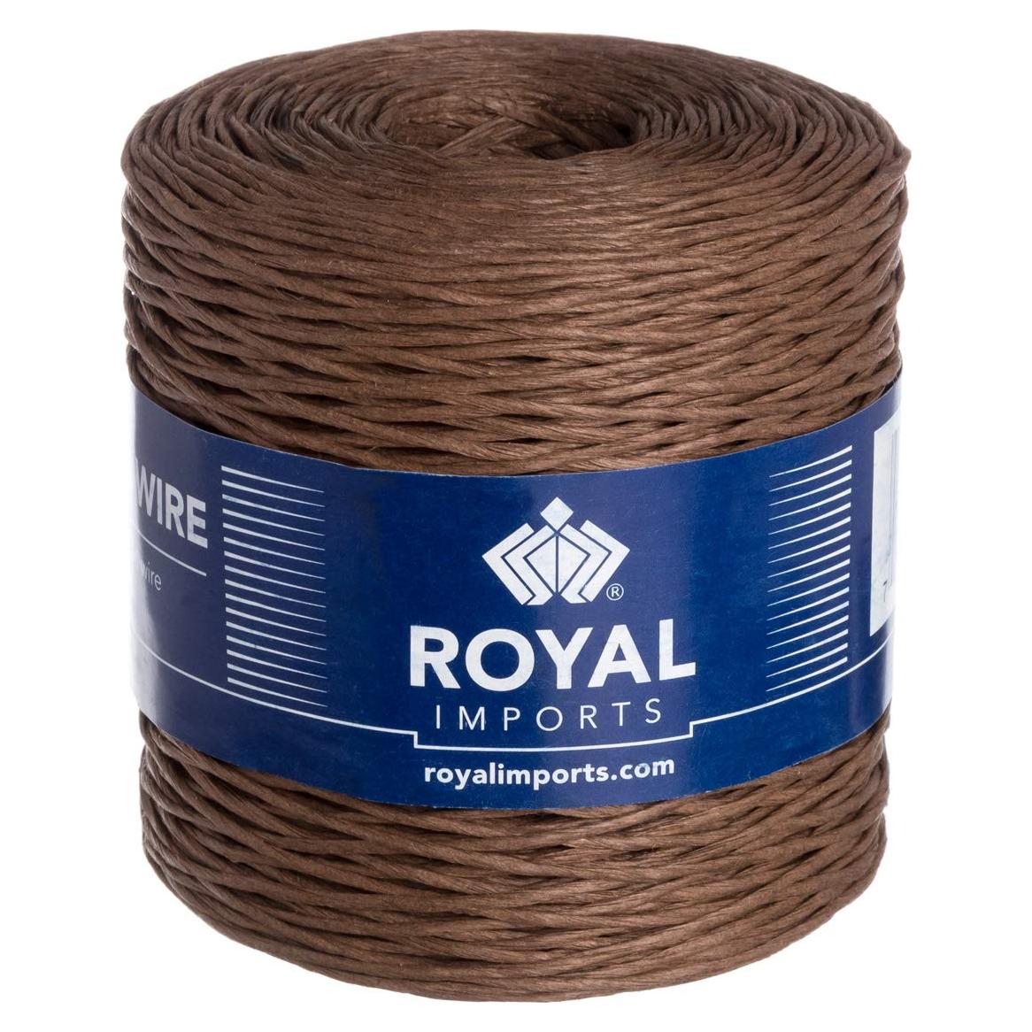 Alambre de Enlace Floral Royal Imports 204.2 m 26 Calibre Marrón