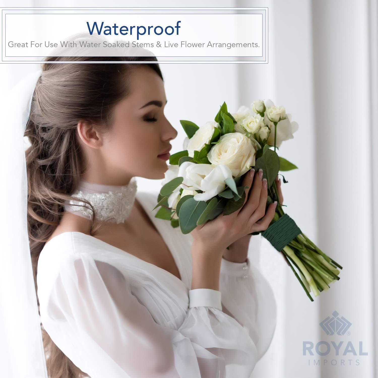 Alambre de Enlace Floral Royal Imports 204.2 m 26 Calibre Marrón