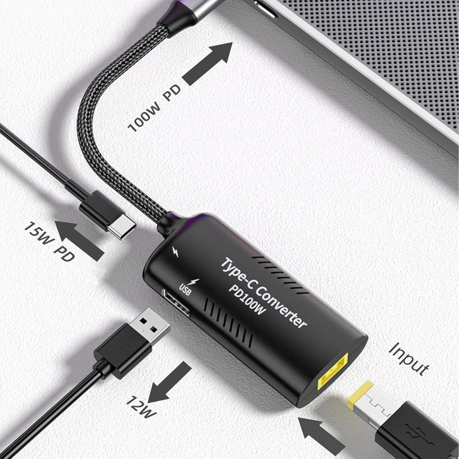 Adaptador USB-C BEYEE LE1145 100W 3 Puertos Carga Rápida