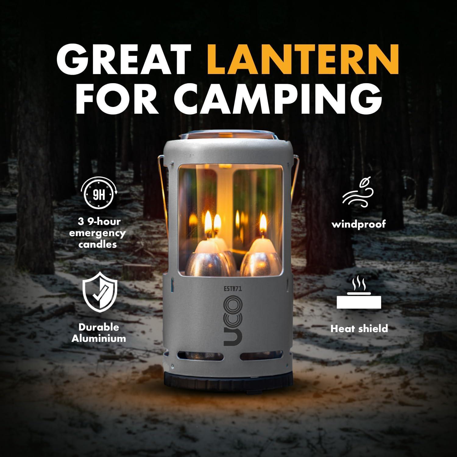 Lámpara de Vela UCO Candlelier de Aluminio para Camping