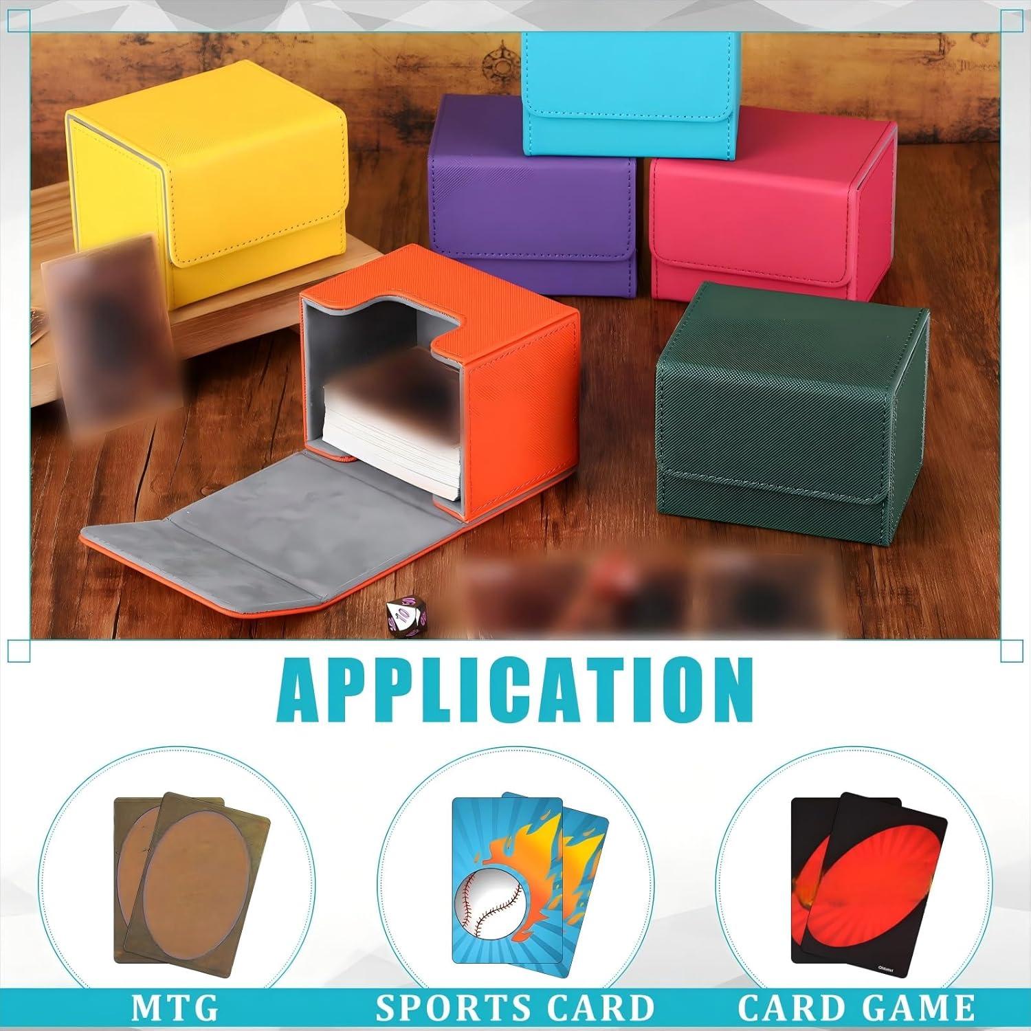 Yookeer 6 Cajas de Almacenamiento de Cartas Magnéticas 100+