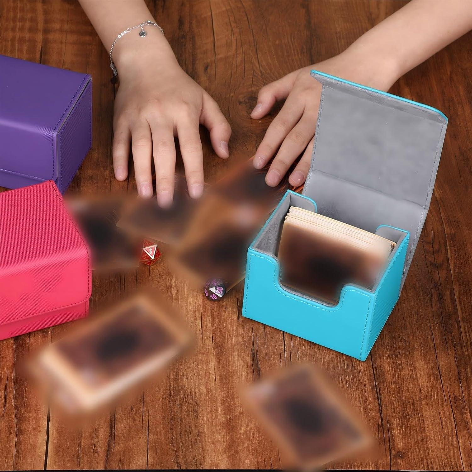 Yookeer 6 Cajas de Almacenamiento de Cartas Magnéticas 100+