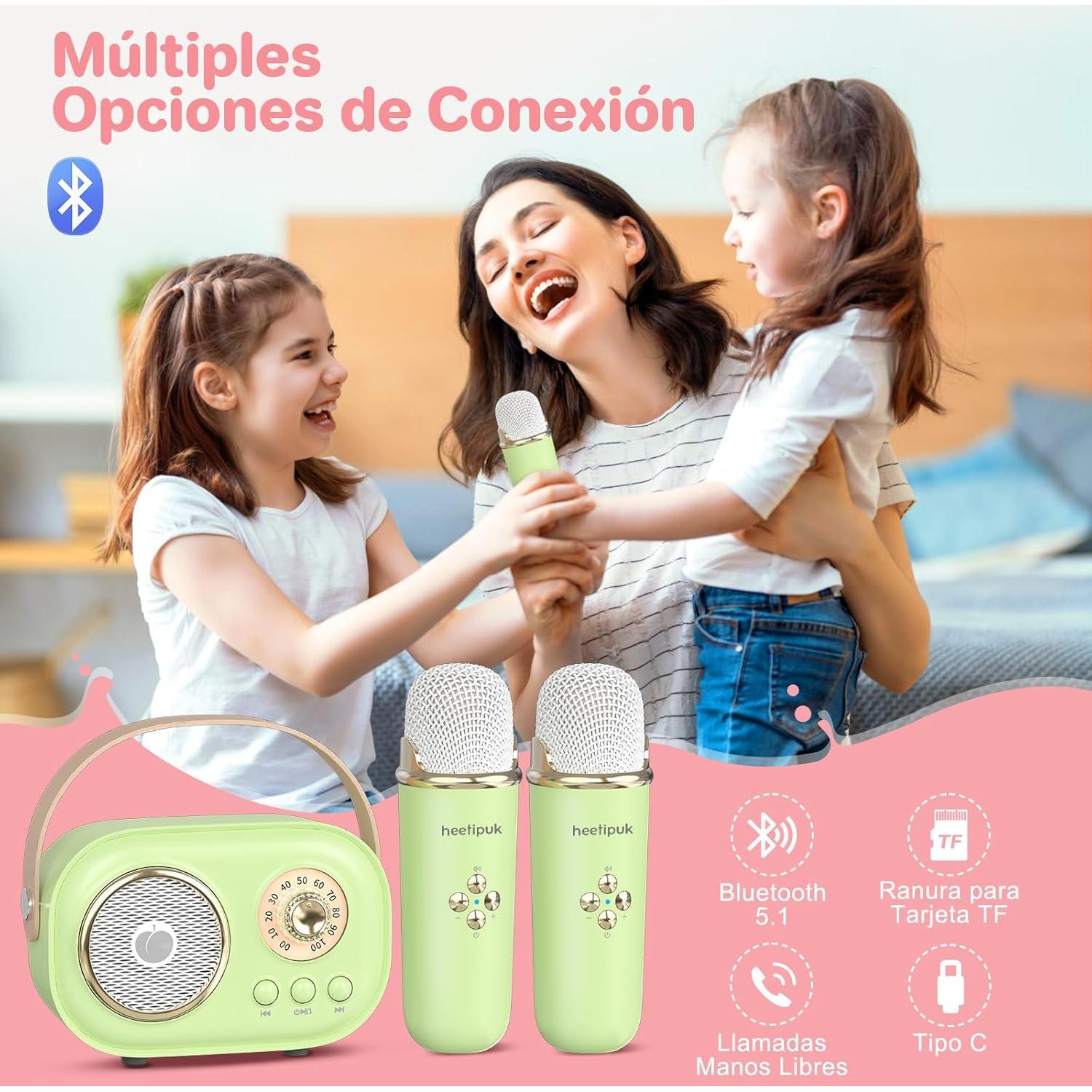 Mini máquina de karaoke Heetipuk C20 Plus Bluetooth 5.0