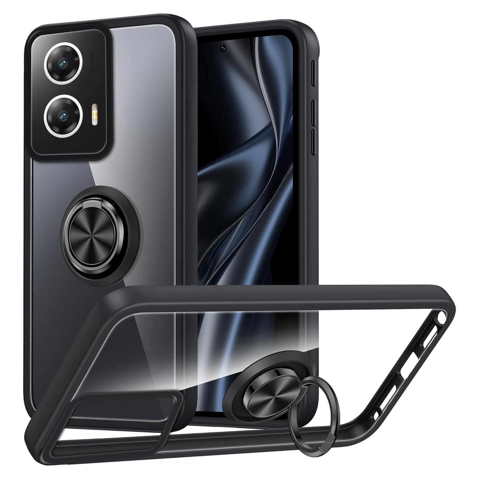 Funda Transparente Silverback para Moto G Stylus 5G 2024 con Anillo