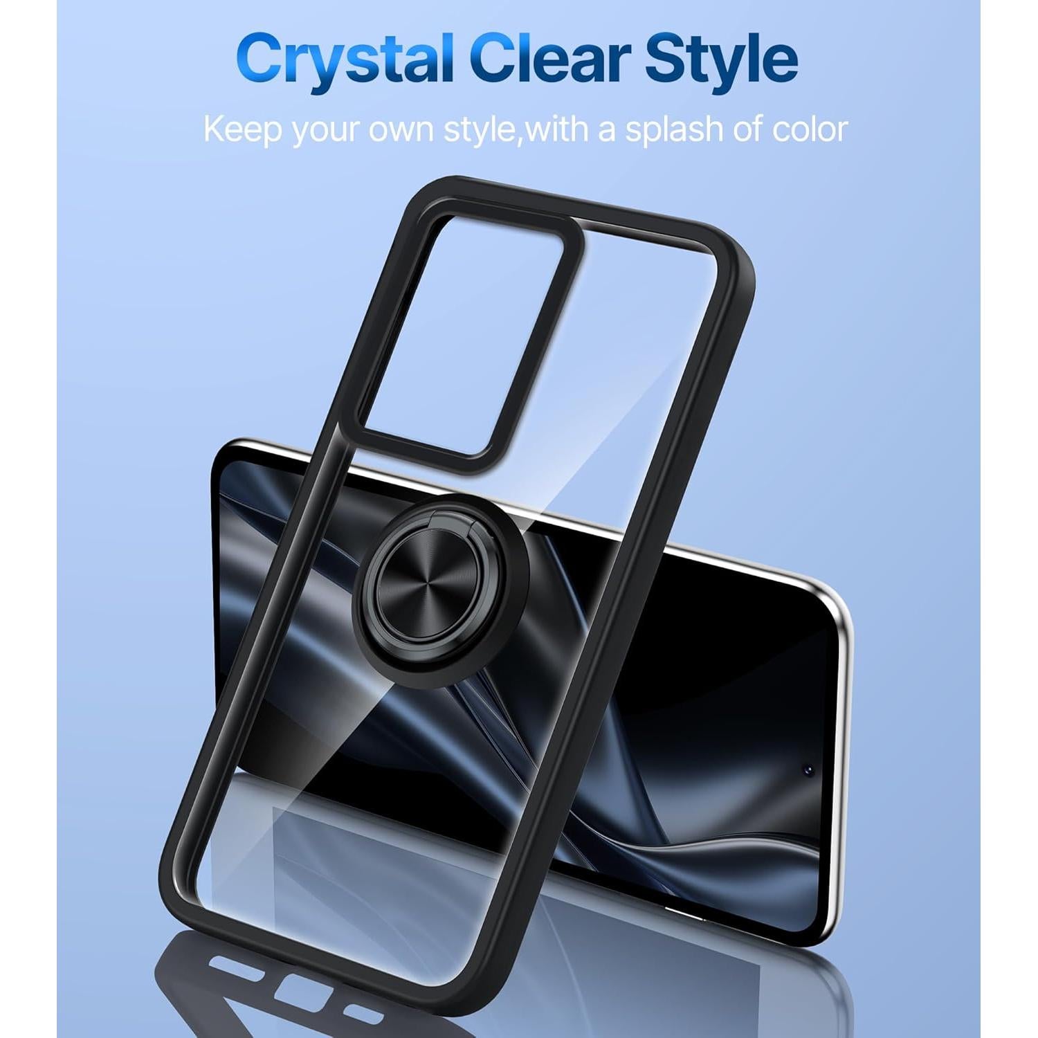 Funda Transparente Silverback para Moto G Stylus 5G 2024 con Anillo