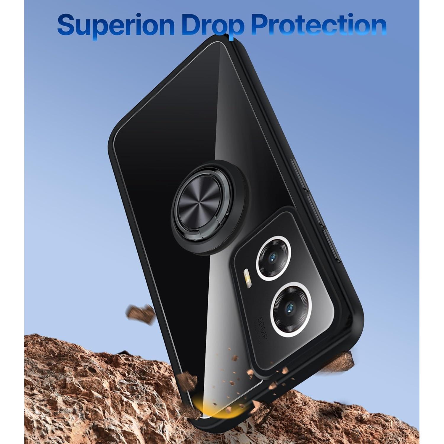 Funda Transparente Silverback para Moto G Stylus 5G 2024 con Anillo