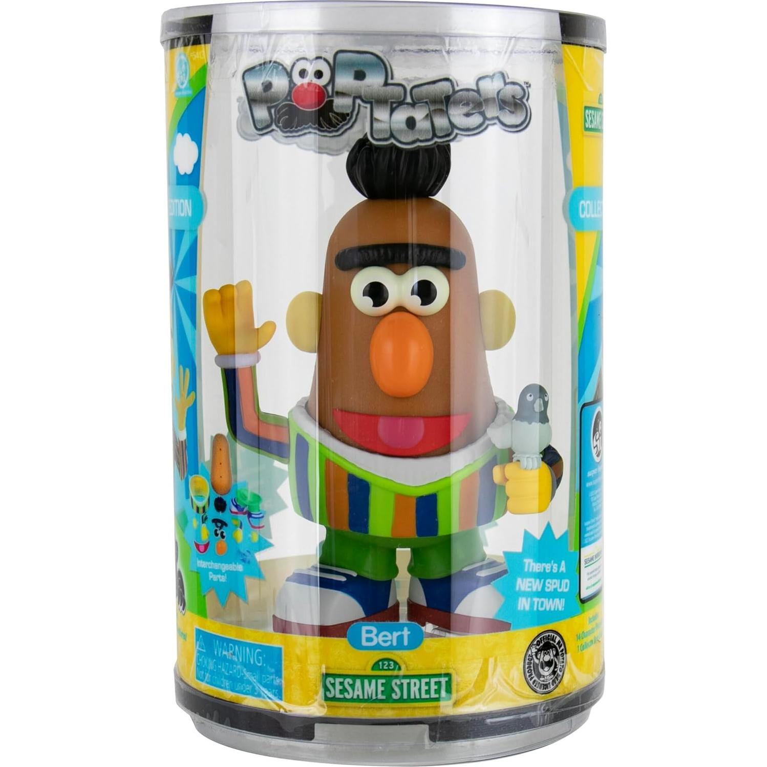 Poptaters Calle Sésamo Bert o Ernie - 14 Accesorios Intercambiables