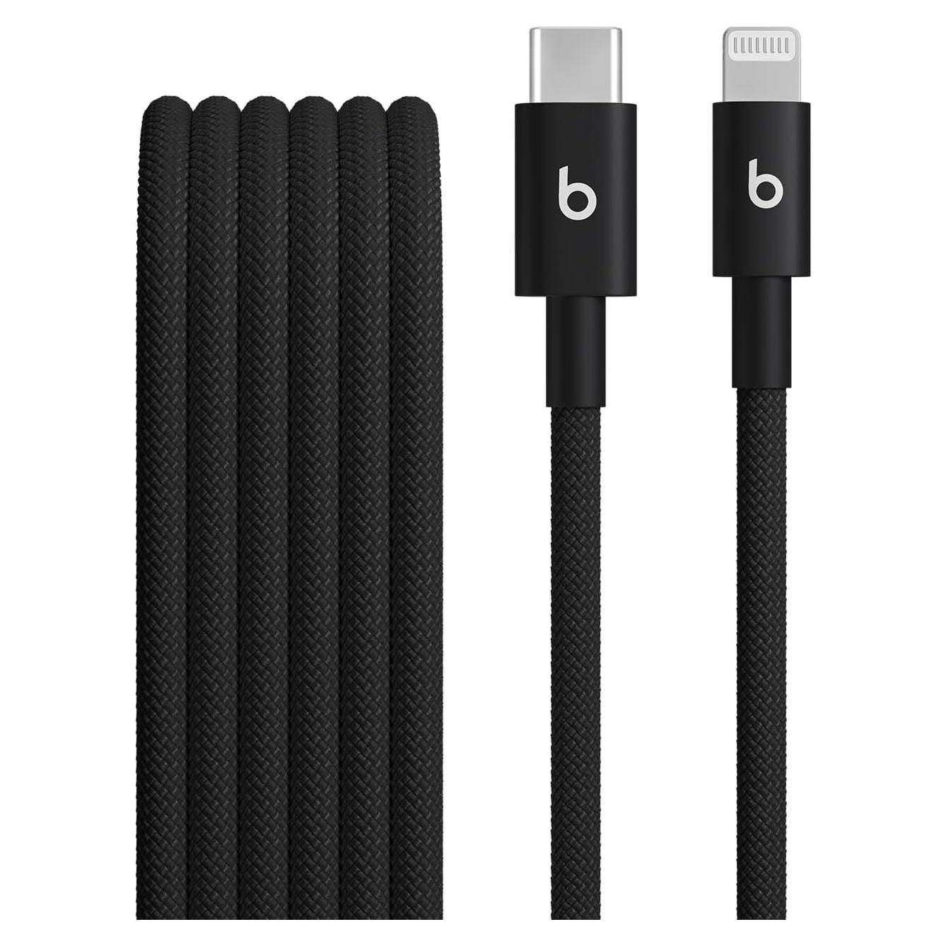 Cable USB-C a Lightning Beats 1.5 m Carga Rápida Trenzado
