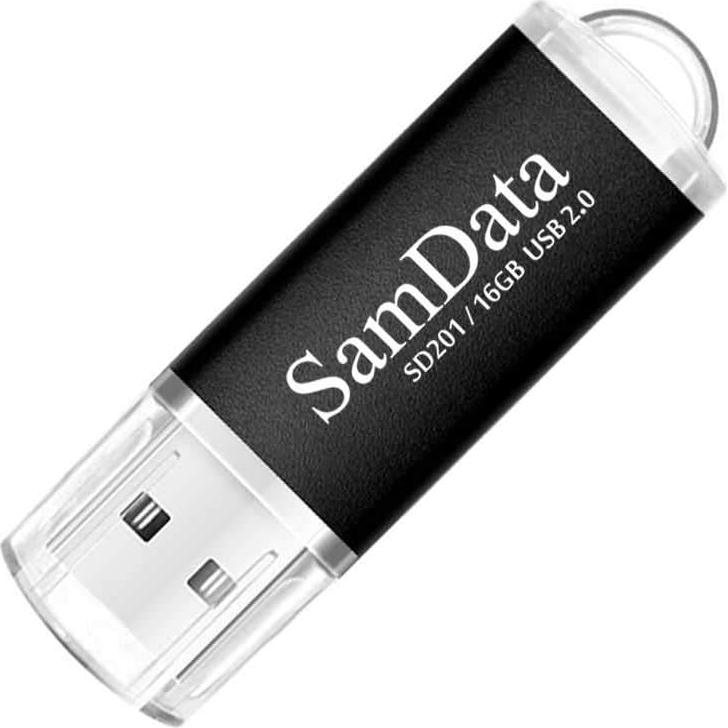 Paquete de 3 Memorias USB 2.0 SamData 16GB Multicolor