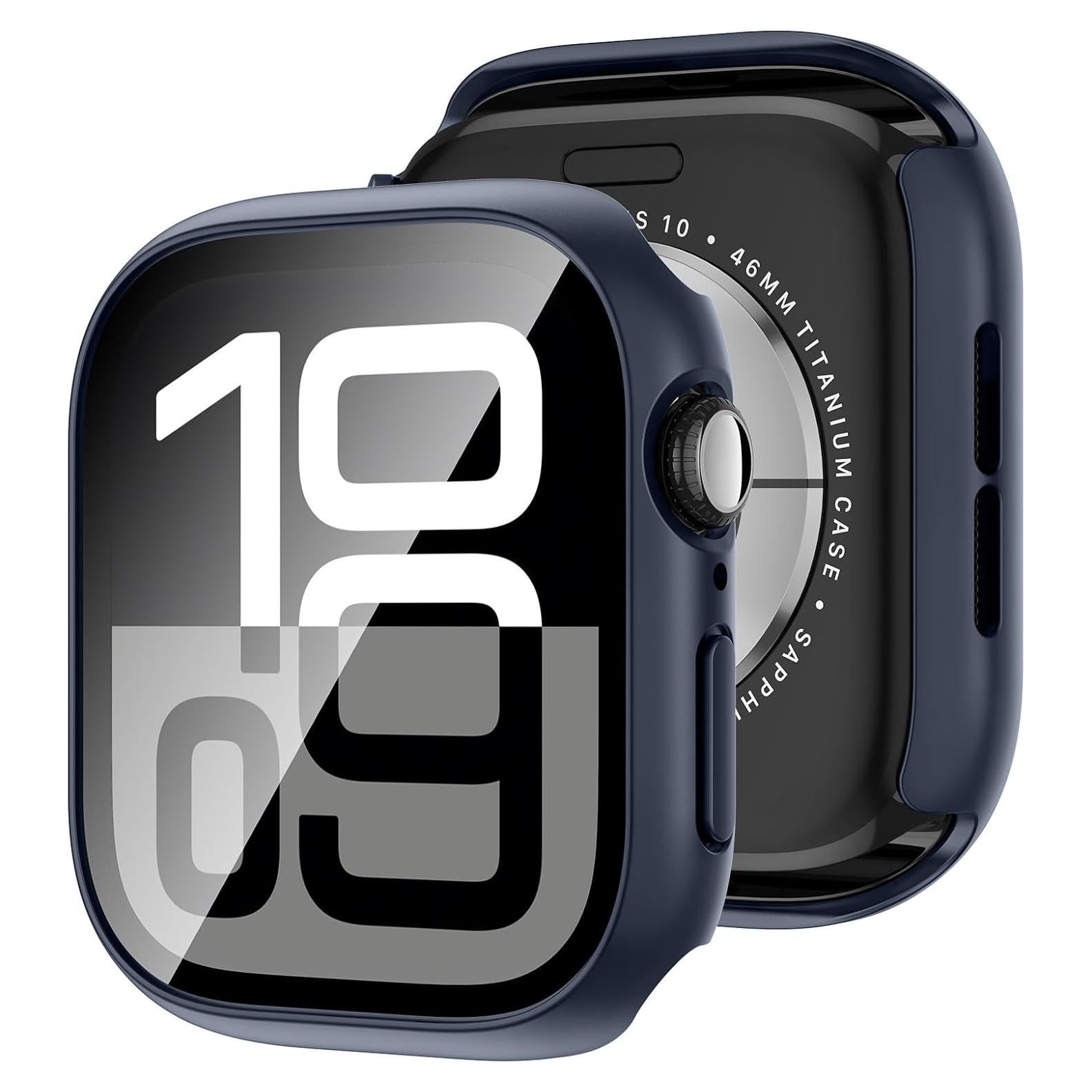 Funda Impermeable LETOID para Apple Watch Serie 10 42mm Azul