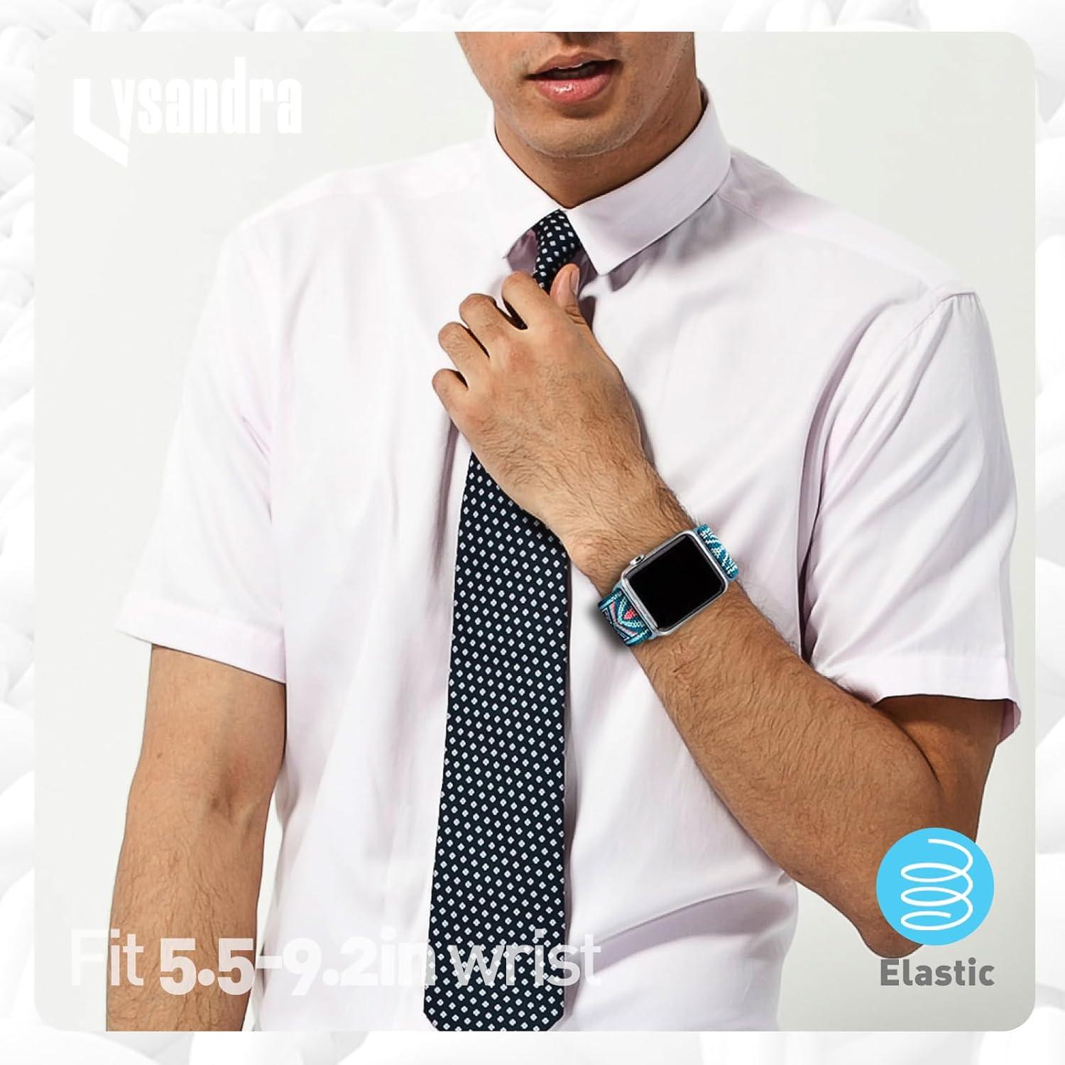 Paquete de 3 Correas de Reloj Nylon LYSANDRA para Smartwatch 3Plus