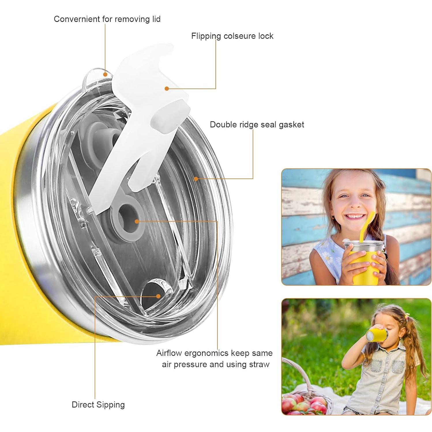 Tazas de Acero Inoxidable Yummy Sam 355ml 6Pack Antiescaldantes