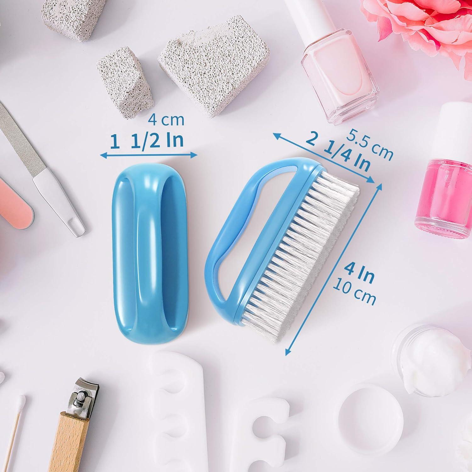 Cepillo de Mano y Uñas Konex Perfect-Grip Azul 10.16x5.72 cm