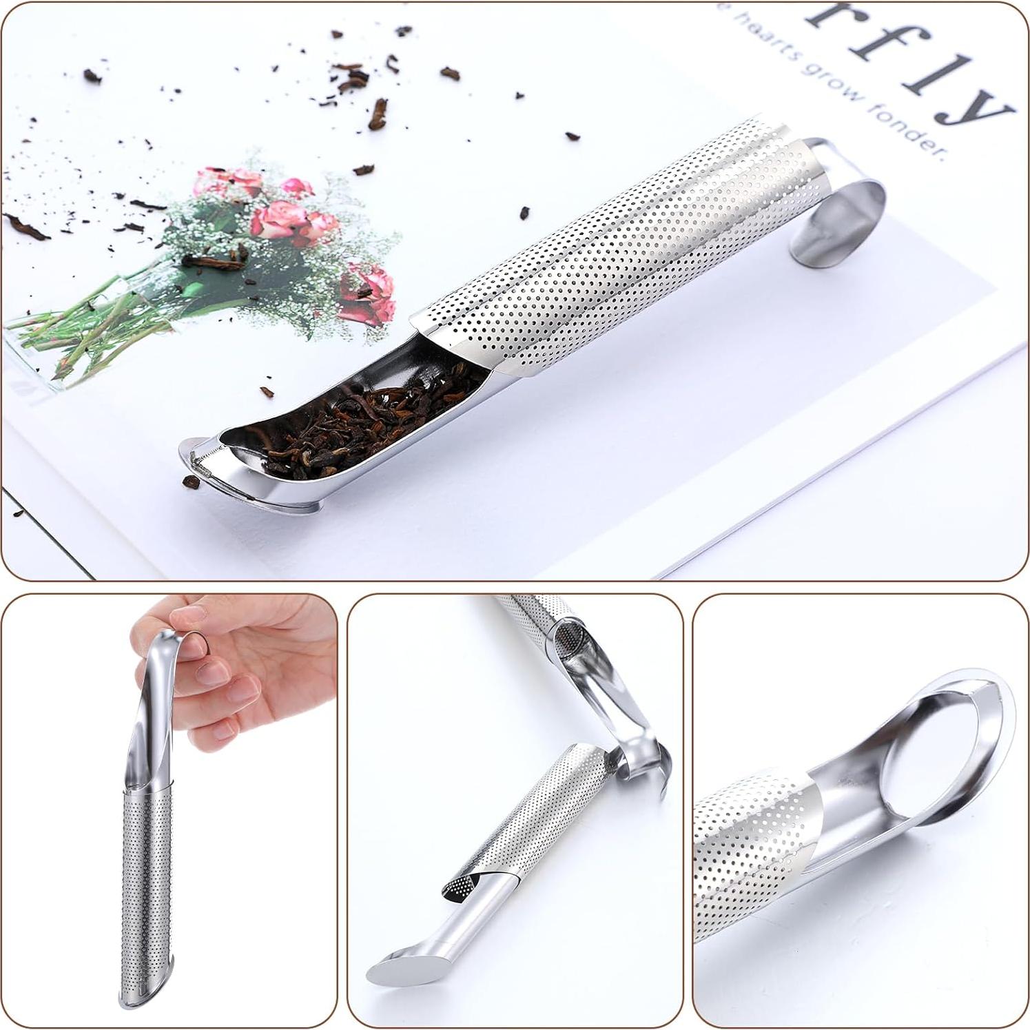 6 Infusores de Té de Acero Inoxidable JOUTYFOR 14.5 cm