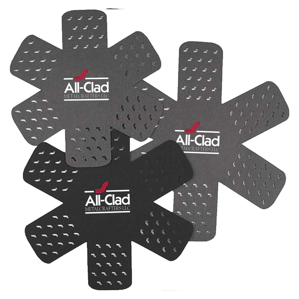 Protectores de Olla All-Clad 3 Piezas - Previene Rayones 35-45 cm