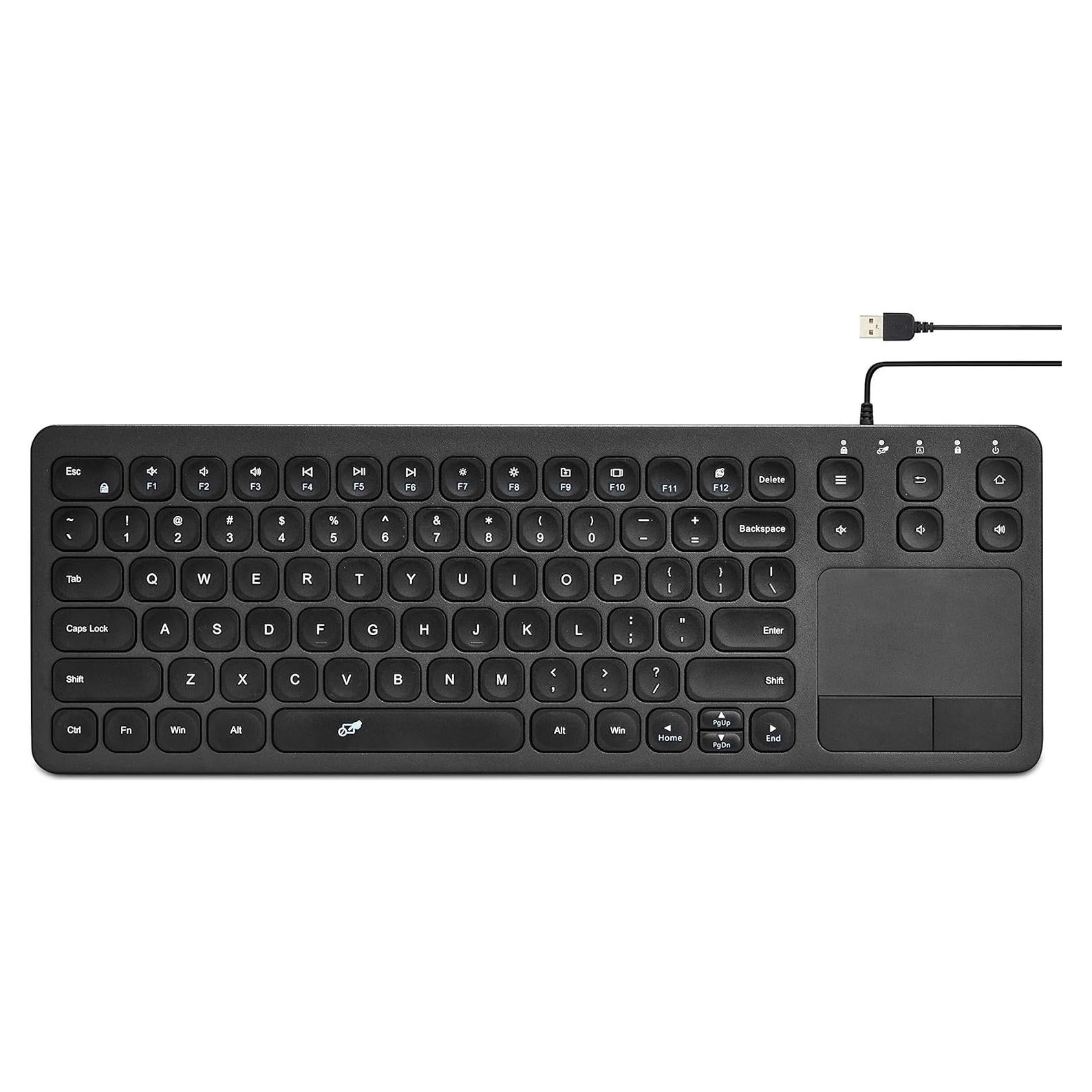 Teclado USB 37.5 cm con Touchpad Vilros para Raspberry Pi