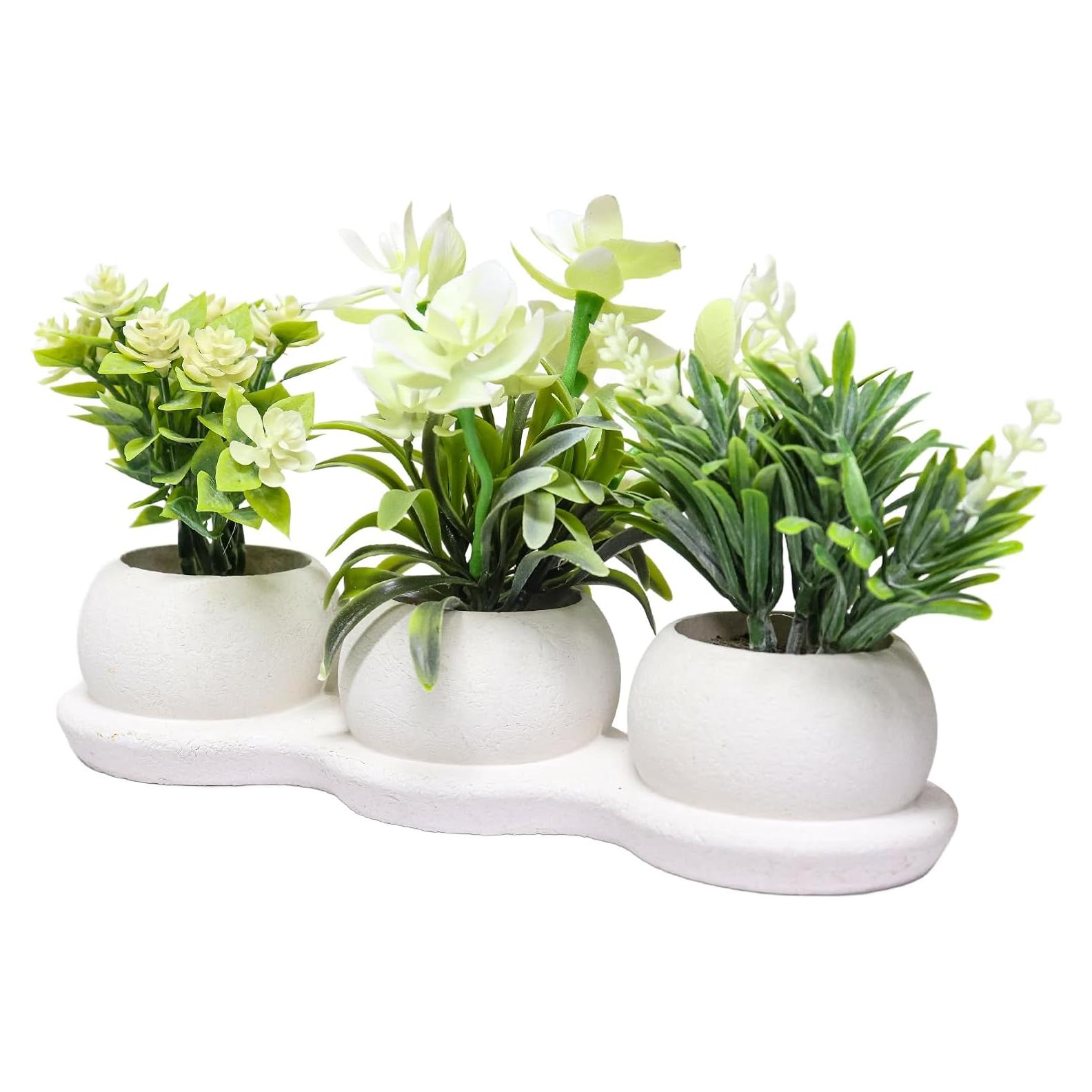 Planta Artificial Uguisu 12cm Eucalipto Decoración Interior