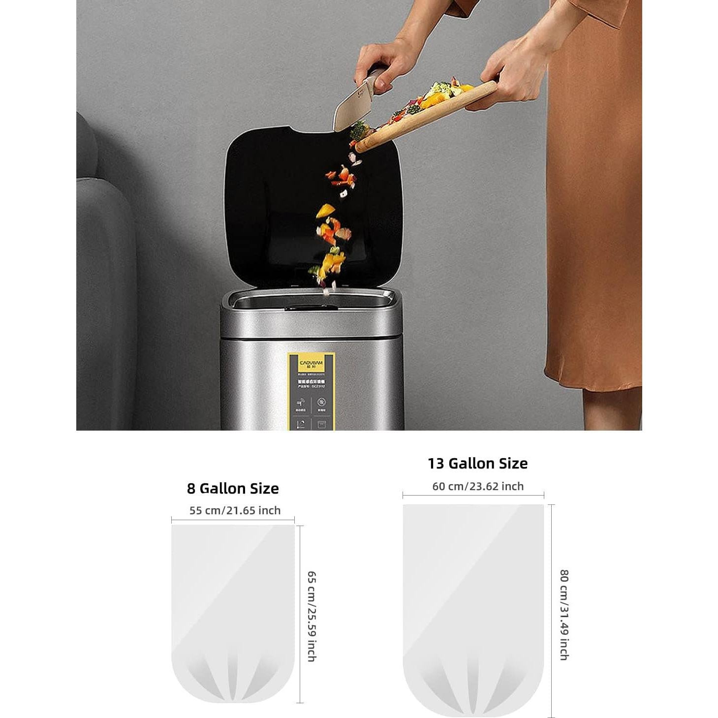 Bolsas de Basura WAIKAS 13 Galones 20 Pcs Sin Fragancia