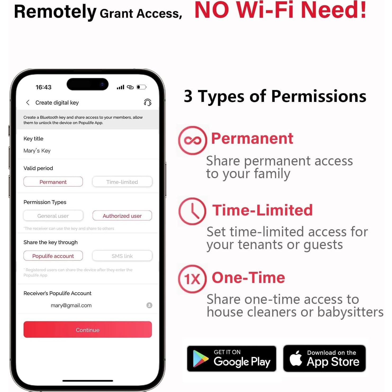 Caja de Llave Inteligente Populife K2 para Exterior, Acero Aleado