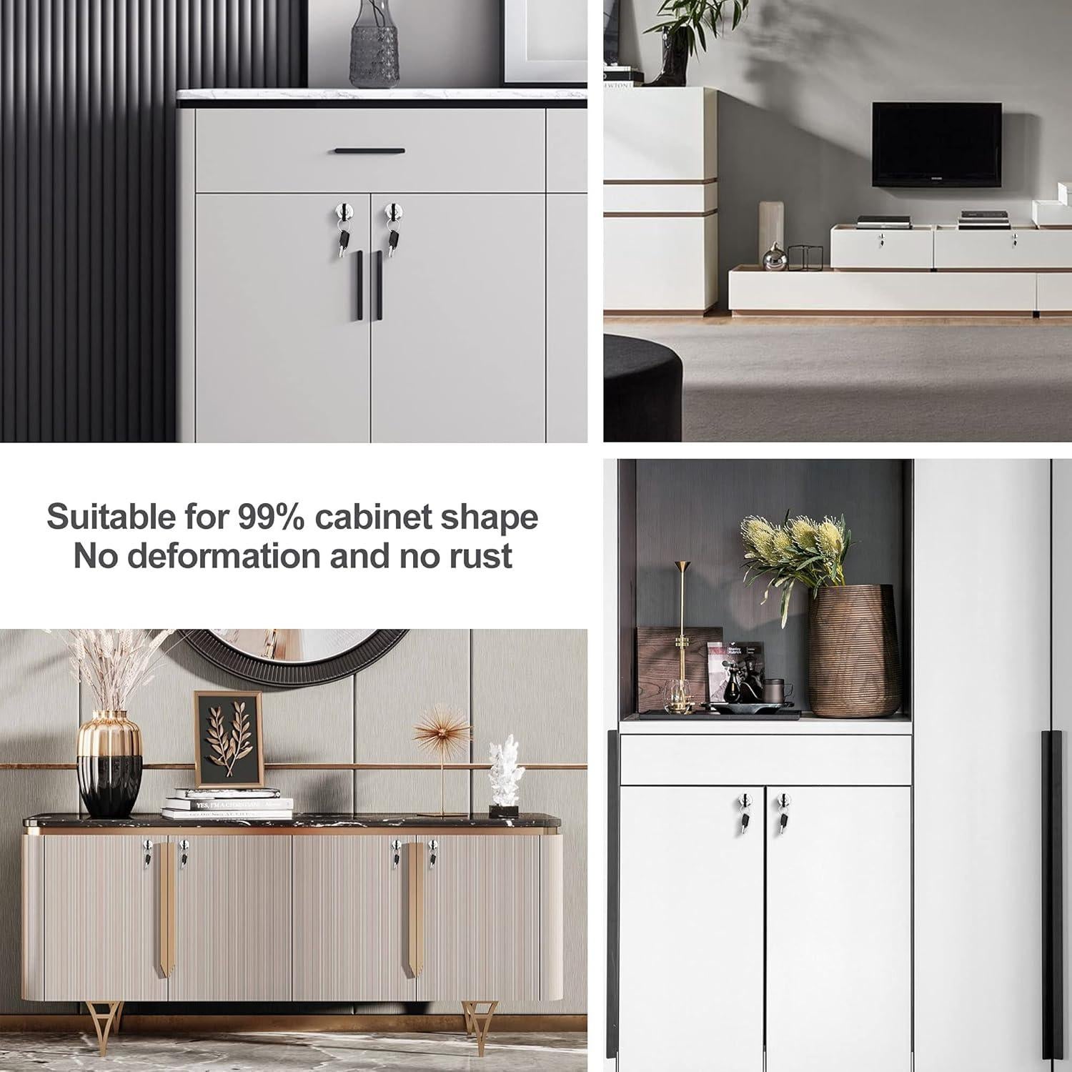 Cerraduras de Gabinete inBovoga 5/8" (16mm) con Llaves